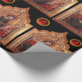 MADONNA VAN MENSELIJKHEID / Rode Ruby met kerstmis Cadeaupapier (Hoek)