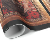 MADONNA VAN MENSELIJKHEID / Rode Ruby met kerstmis Cadeaupapier (Rol Hoek)