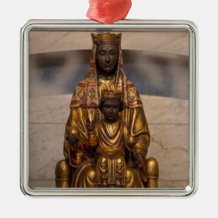 Madonna van Montserrat Black Madonna Spanje Metalen Ornament