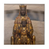 Madonna van Montserrat Black Madonna Spanje Tegeltje (Voorkant)