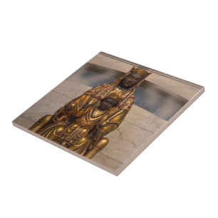 Madonna van Montserrat Black Madonna Spanje Tegeltje