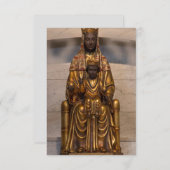 Madonna van Montserrat Black Madonna Virgin Mary (Voorkant / Achterkant)