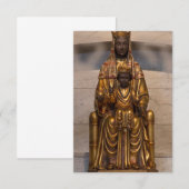 Madonna van Montserrat Black Madonna Virgin Mary Bedankkaart (Voorkant / Achterkant)