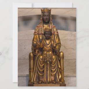 Madonna van Montserrat Black Madonna Virgin Mary Kaart