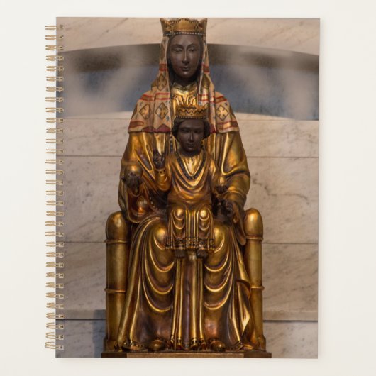 Madonna van Montserrat Black Madonna Virgin Mary Planner (Voorkant)