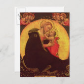 Madonna van Nederigheid, 1390-1400 Briefkaart (Voorkant / Achterkant)