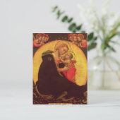 Madonna van Nederigheid, 1390-1400 Briefkaart (Staand voorkant)