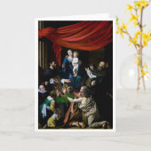Madonna van Rosary, Caravaggio Kaart (Gele Bloem)
