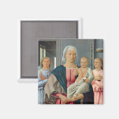 Madonna van Senigallia - Piero della Francesca - c Magneet (Voorkant / Achterkant)