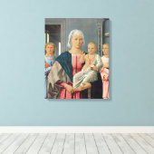Madonna van Senigallia - Piero della Francesca Canvas Afdruk (Insitu (Houten vloer))