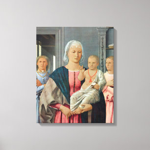 Madonna van Senigallia - Piero della Francesca Canvas Afdruk