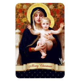 Madonna van W.Bouguereau. Fine Art kerstcadeau Magneet