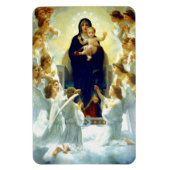 Madonna van W. Bouguereau. Fine Art kerstcadeau Magneet (Verticaal)