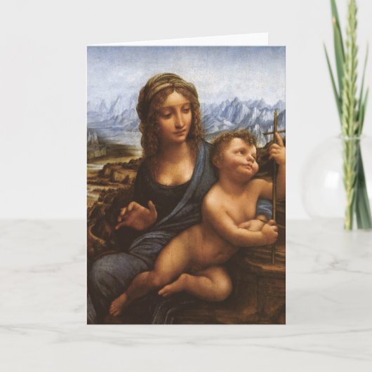 Madonna van Yarnwinder circa 1501 Kaart (Voorkant)