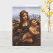 Madonna van Yarnwinder circa 1501 Kaart (Gele Bloem)