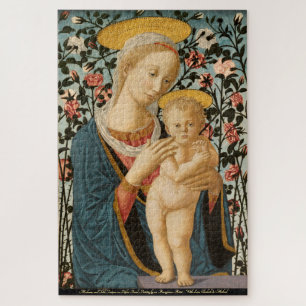 Madonna Virgin Mary Child Jesus  schilderen Legpuzzel