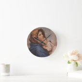 Madonna Virgin Mother Mary with Sleeping Jesus Ronde Klok (Huis)