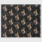Madonna with Christ Child Customizable Christmas Cadeaupapier (Vlak)