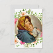 Madonnina Madonna van de straten Ferruzzi Maria (Voorkant / Achterkant)