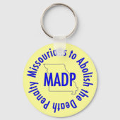 MADP-sleutelhanger, geel Sleutelhanger (Voorkant)