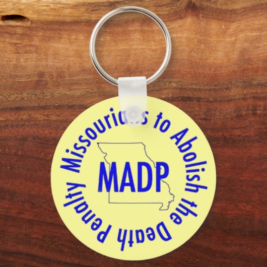 MADP-sleutelhanger, geel Sleutelhanger (Voorkant)