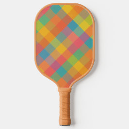 Madras Breeze - Diagonale Plaid Pickleball Paddle