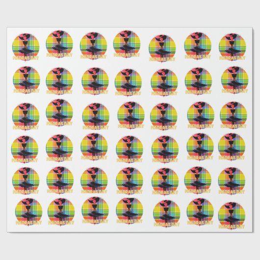 Madras day-cadeaupapier cadeaupapier (Vlak)