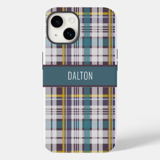 Madras geruite telefoonhoes iPhone 14 hoesje