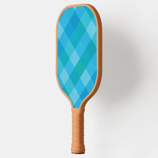Madras Moment – Blauwgroene Plaid Pickleball Paddl Pickleball Paddle (Links)