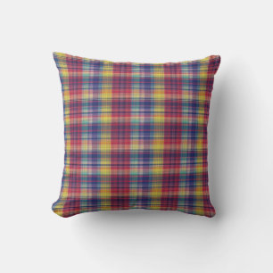 Madras Plaid Pattern Kussen