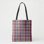  Madras Plaid Pattern Tote Bag (Voorkant)