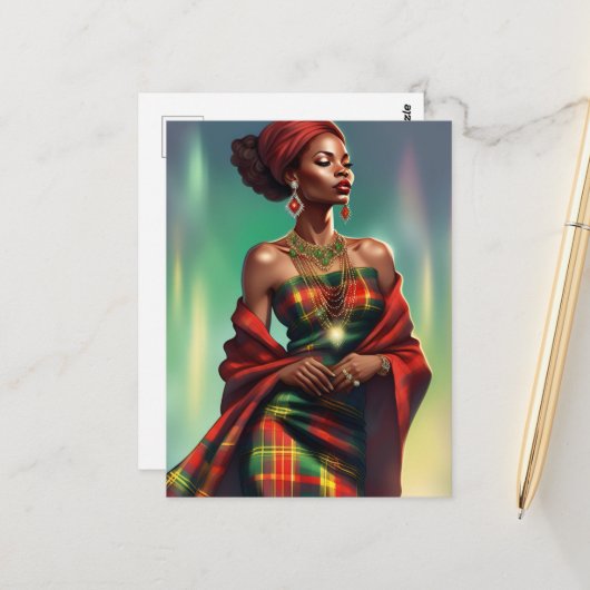 MADRAS-POSTKAART BRIEFKAART (Voorkant / Achterkant in situ)