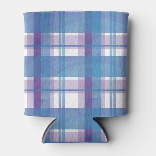 Madras Pset Blue en Paars Blikjeskoeler (Voorkant)