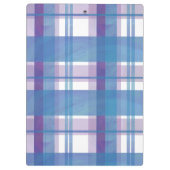 Madras Pset Blue en Paars Klembord (Achterkant)
