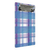 Madras Pset Blue en Paars Mini Klembord (Schuin)