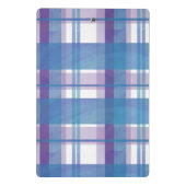 Madras Pset Blue en Paars Mini Klembord (Achterkant)