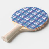 Madras Pset Blue en Paars Tafeltennisbatje (Voorkant Gekanteld)