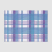 Madras Pset Blue en Paars Tissuepapier (Voorkant)