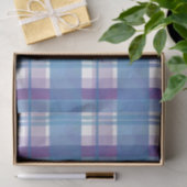 Madras Pset Blue en Paars Tissuepapier (Geschenk)