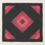 Madras Pset Elegant Black Pattern Modern Sjaal<br><div class="desc">Madras Pset Elegant Black Red Pattern Modern Scarf zal een elegante aanraking toevoegen aan uw moeder. Draag het rond je nek,  draaid op je kleren of vastgebonden op je tas. Het is een uitstekend geschenk voor die speciale persoon in je leven. Ontworpen door ©Denise Bennerson fotograaf</div>