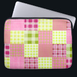 Madras Pset Geïnspireerde electronics Bag Laptop Sleeve<br><div class="desc">Een elektronicazak met een madras-pleister,  geïnspireerd design.</div>