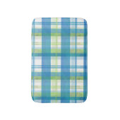 Madras Pset Green en Blue Badmat (Voorkant Verticaal)