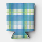 Madras Pset Green en Blue Blikjeskoeler (Voorkant)