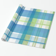 Madras Pset Green en Blue
