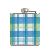 Madras Pset Green en Blue Heupfles (Achterkant)