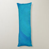 Madras Pset Green en Blue Lichaamskussen (Achterkant (Verticaal))