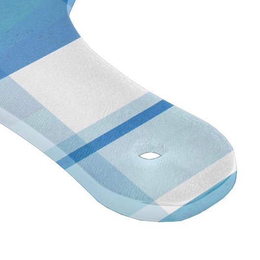 Madras Pset Green en Blue Snijplank (Hoek)