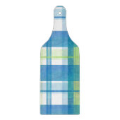 Madras Pset Green en Blue Snijplank (Voorkant)