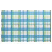 Madras Pset Green en Blue Stof (Fat Quarter)