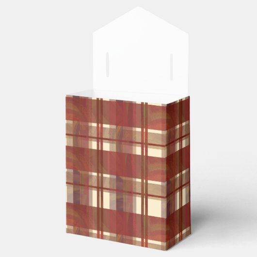 Madras Pset Herfst Red Bedankdoosjes (Geopend)